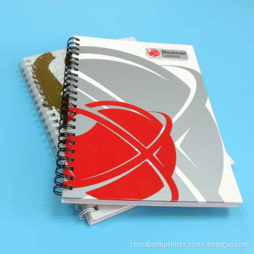 super quality art paper China factory spiral coil art book printing